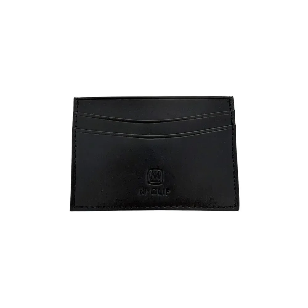 M-CLIP Leather RFID Case Horizontal in Black